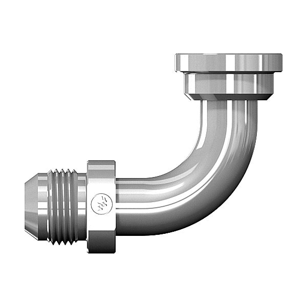 World Wide Fittings Male JIC to Code 62 Heavy Flange 90 Deg. Elbow 1804X16X16 - main